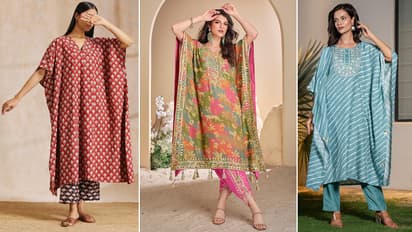 Trendy Kaftan Cotton Kurta Suit Sets for Office girls