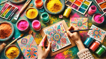 Reuse leftover Holi colors