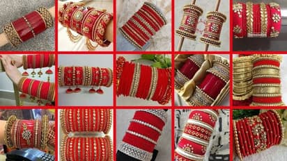 Traditional Lac Bangles with Kundan Work
