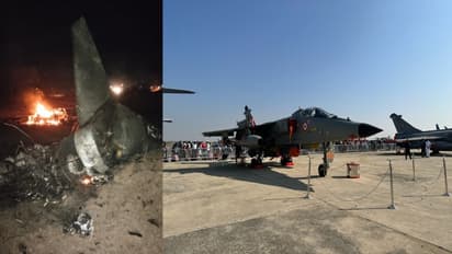 Jaguar fighter jet crash