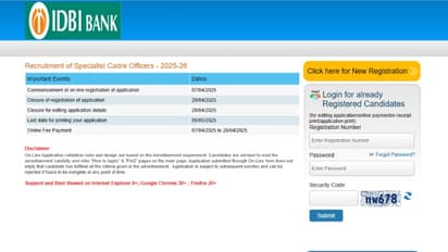 IDBI Bank SCO Recruitment 2025 Direct Link