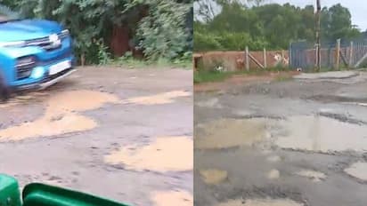 Bengaluru road potholes