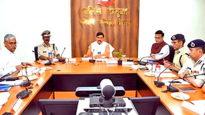 madhya pradesh law and order review cm mohan yadav