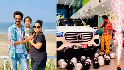 Bharti Singh husband Harsh Limbachiyaa bought a new Swanky Mercedes Car