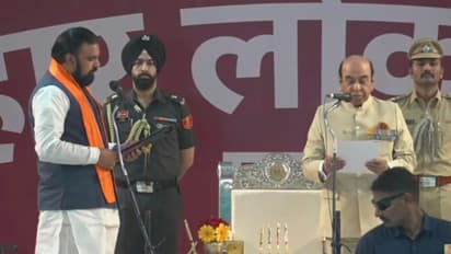 BJP's Samrat Choudhary takes oath as new Bihar CM