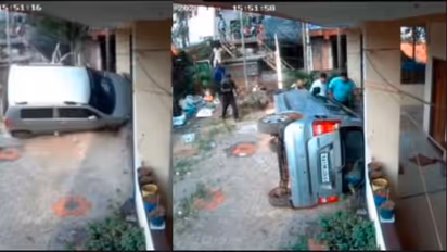 Manglore car accident video