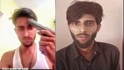 police teach lesson to gangster