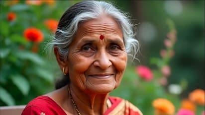 AI photo of elderly woman