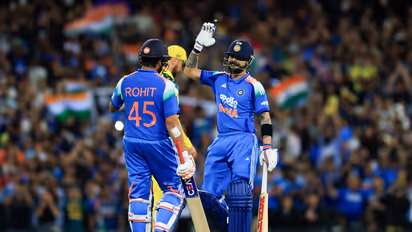 Rohit Sharma and Virat Kohli guide India to 9-Wicket win over Australia in Sydney