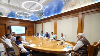 PM Modi review meeting