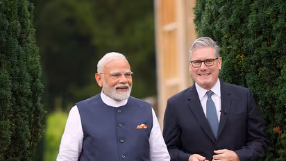 PM Narendra Modi and Keir Starmer