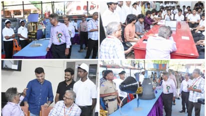 national space day celebration vssc director Dr A. Rajarajan with students