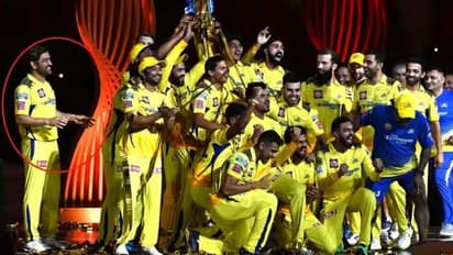 MS Dhoni unique way to celebrate CSK victory