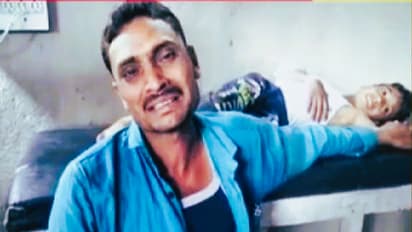 bike rider family crushed by truck in Indore