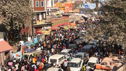 300 km traffic jam to Maha Kumbh vehicles reportedly stuck for nearly 48 hours bsm