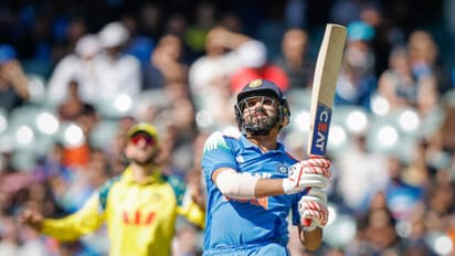 Rohit Sharma in action during Adelaide ODI against Australia