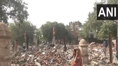 Demolition drive at Madrasi Camp in Delhi displaces most of the Tamil families (Photo/ANI)