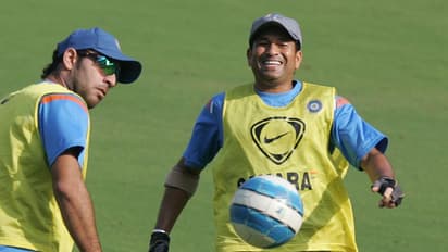 Yuvraj Singh and Sachin Tendulkar