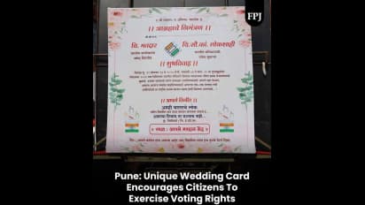 voter wedding card