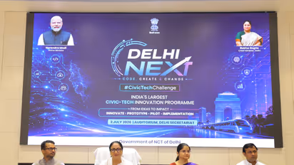 CM Rekha Gupta at Delhi Next youth innovation event in Delhi