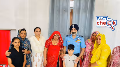 IAF Chief visit to house of Late Sgt Surendra Kumar