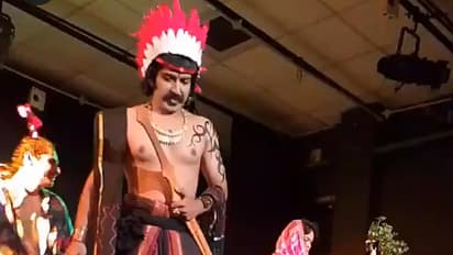 Insult of Sita Hanuman in Pondicherry University drama scene goes viral on social media ABVP outraged bsm
