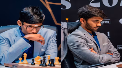 Praggnanandha and Gukesh