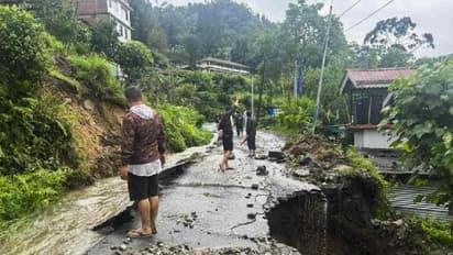 Sikkim rain landslide