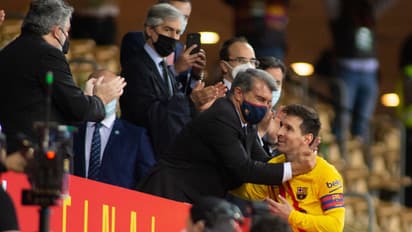 Laporta and Messi