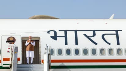 PM Modi emplanes for Saudi Arabia