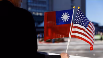 Flags of Taiwan and US (ANI)