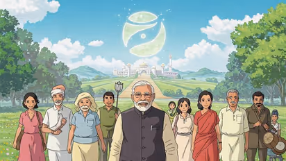 PM Modi Ghibli style