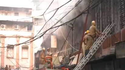 Major Fire Engulfs Kolkata Electronics Warehouse No Casualties