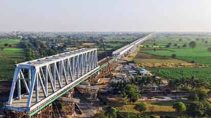Mumbai Ahmedabad Bullet Train Project Launches Massive Steel Bridge Over NH64