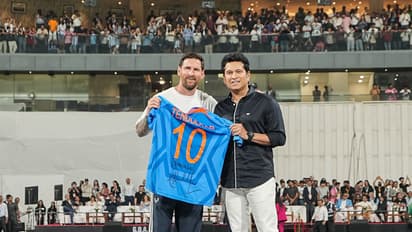 Sachin Tendulkar Meets Lionel Messi A Historic Crossover of Sporting Legends