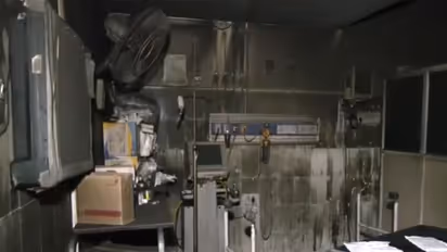 Smoke and damage inside Jaipur hospital ICU after fire incident, relatives raise concerns over staff negligence and safety lapses