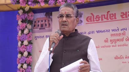 Gujarat Agriculture Minister Raghavji Patel. (Photo/ANI)