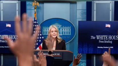 US President Donald Trump meeting Canadian PM Mark Carney and Finland’s President Alexander Stubb