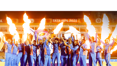 WPL 2025 champions Mumbai Indians. (Photo: ANI)