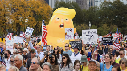Massive crowds join “No Kings” protests across the US against Trump policies