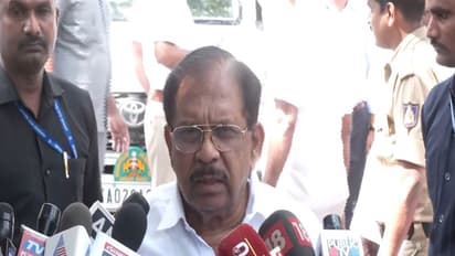 Karnataka Home Minister Dr G Parameshwara on RSS row and officer suspension