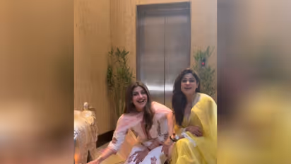 Actors Shilpa Shetty and Shamita Shetty