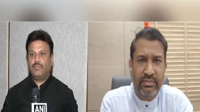 Rajesh Rokde, Chairman, All India Gem and Jewellery Domestic Council (Left), Ajay Kedia, Founder & Director, Kedia Commodities (Right) (Photo/ANI)