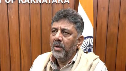 Karnataka Deputy Chief Minister DK Shivakumar (Photo/ANI)