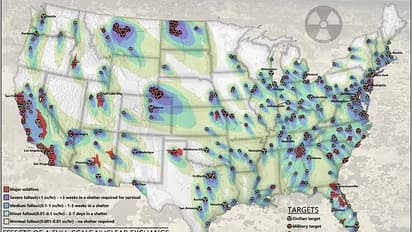 MAP REVEALS NIGHTMARE NUCLEAR SCENARIO IN THE US