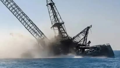 Oil-drilling ship capsized in Gulf of Suez