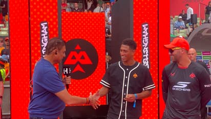 Ravi Shastri and Jude Bellingham at The Hundred 2026