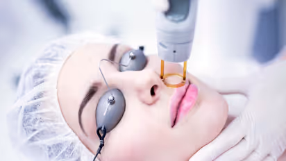 Laser hair removal treatment