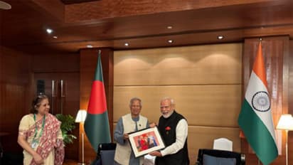 Chief Adviser of the Interim Government of Bangladesh, Muhammad Yunus with Prime Minister Narendra Modi (Image: X@ChiefAdviserGoB)