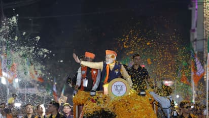 PM Narendra Modi roadshow in Indore